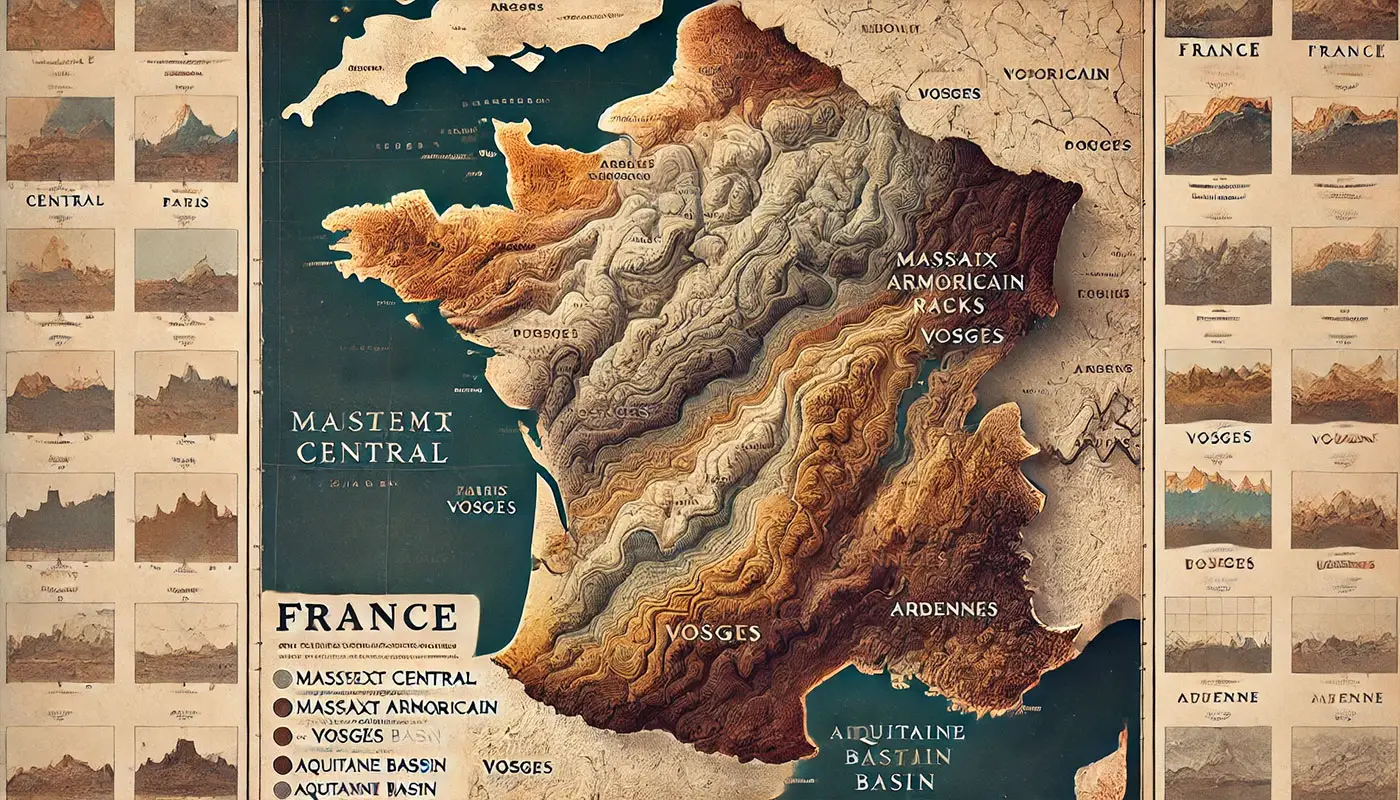 Socle géologique de la France